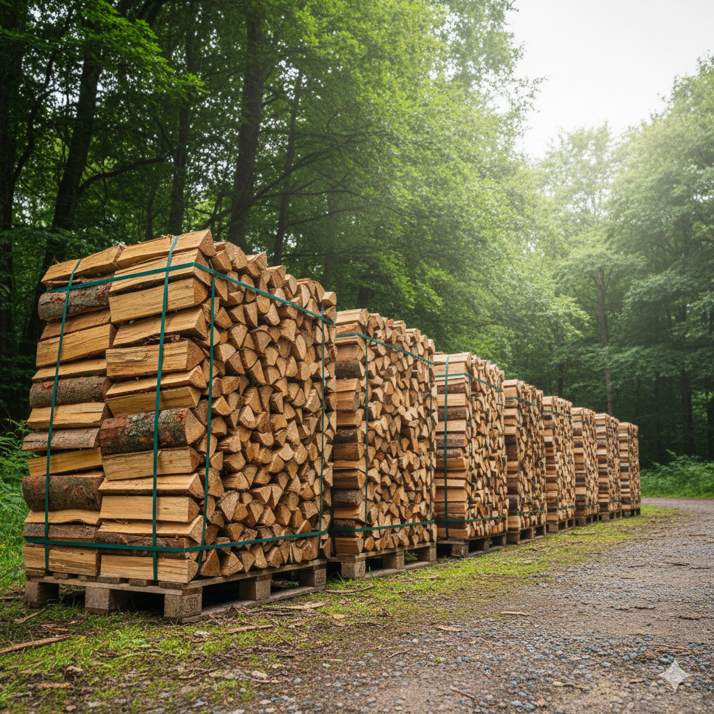 Stère de bois de chauffage en vrac