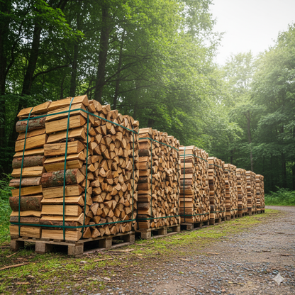 Stère de bois de chauffage en vrac