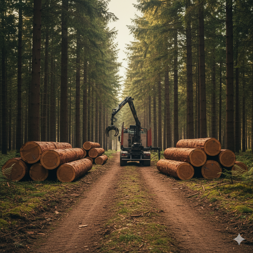 Camion de grumes – 50 stères