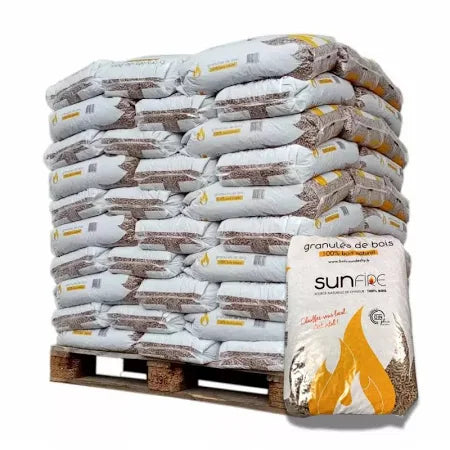 Pellet SunPower – Palette de 70 sacs de 15 kg